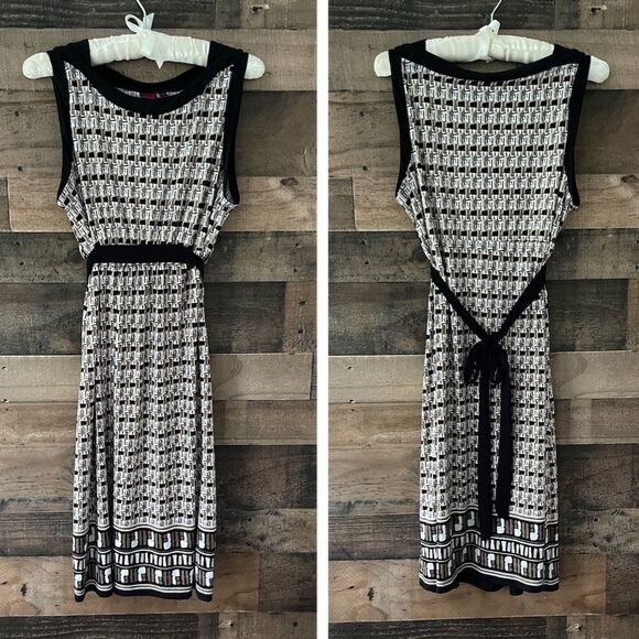 212 Collection Women’s Printed Sleeveless Dress Size Large - Picture 1 of 6